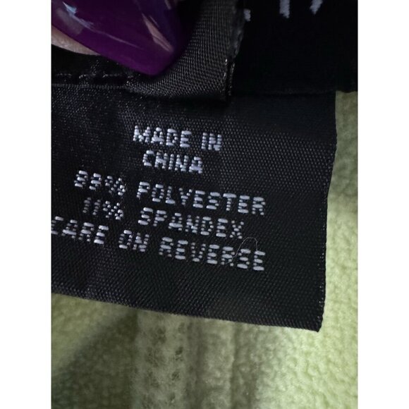 Athleta Womens Sz S Purple Blue Yellow Swirl Zip Hooded Fleece Lined Jacket - Picture 5 of 15